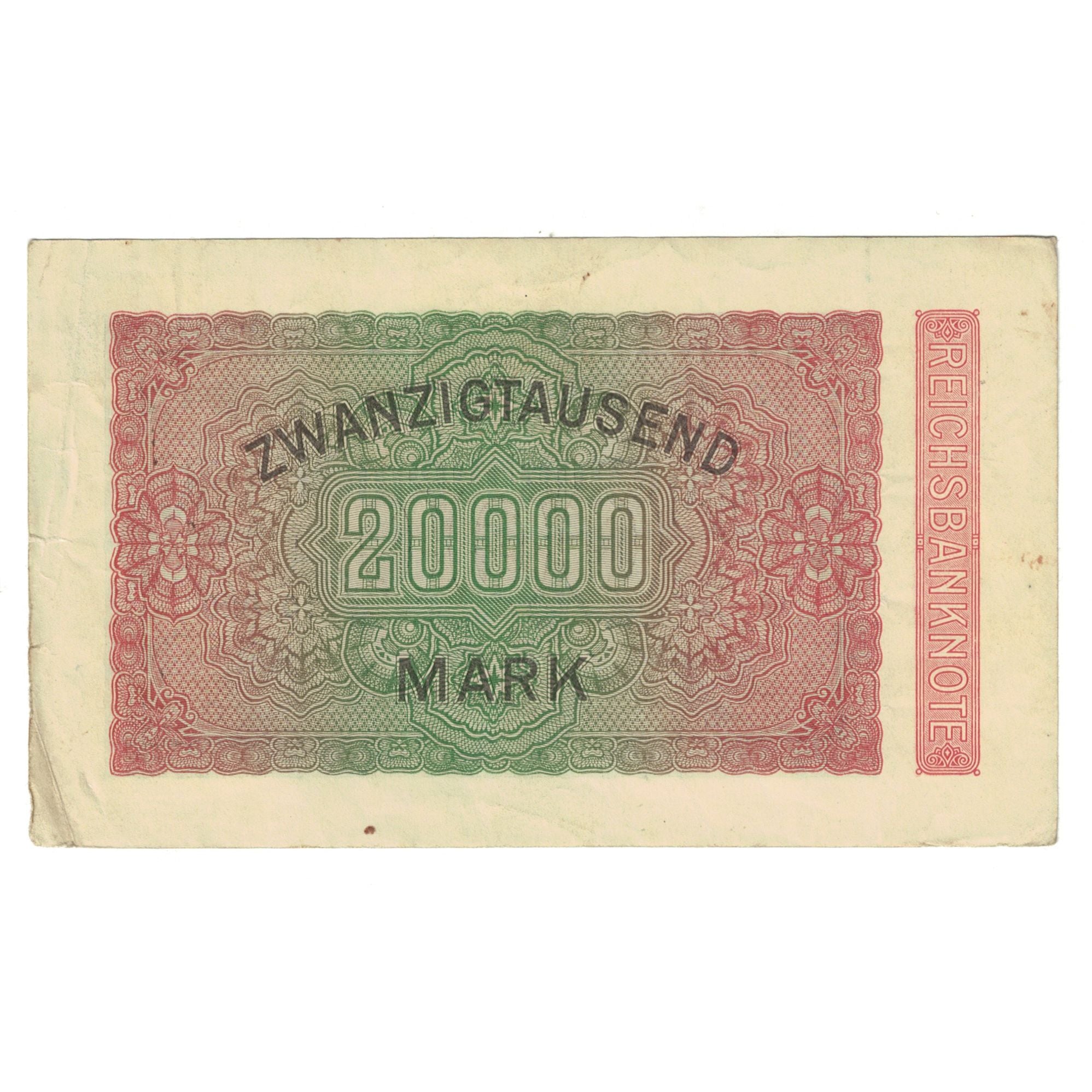 Banknot, Niemcy, 20,000 Mark, 1923, 1923-02-20, KM:85d, EF(40-45)