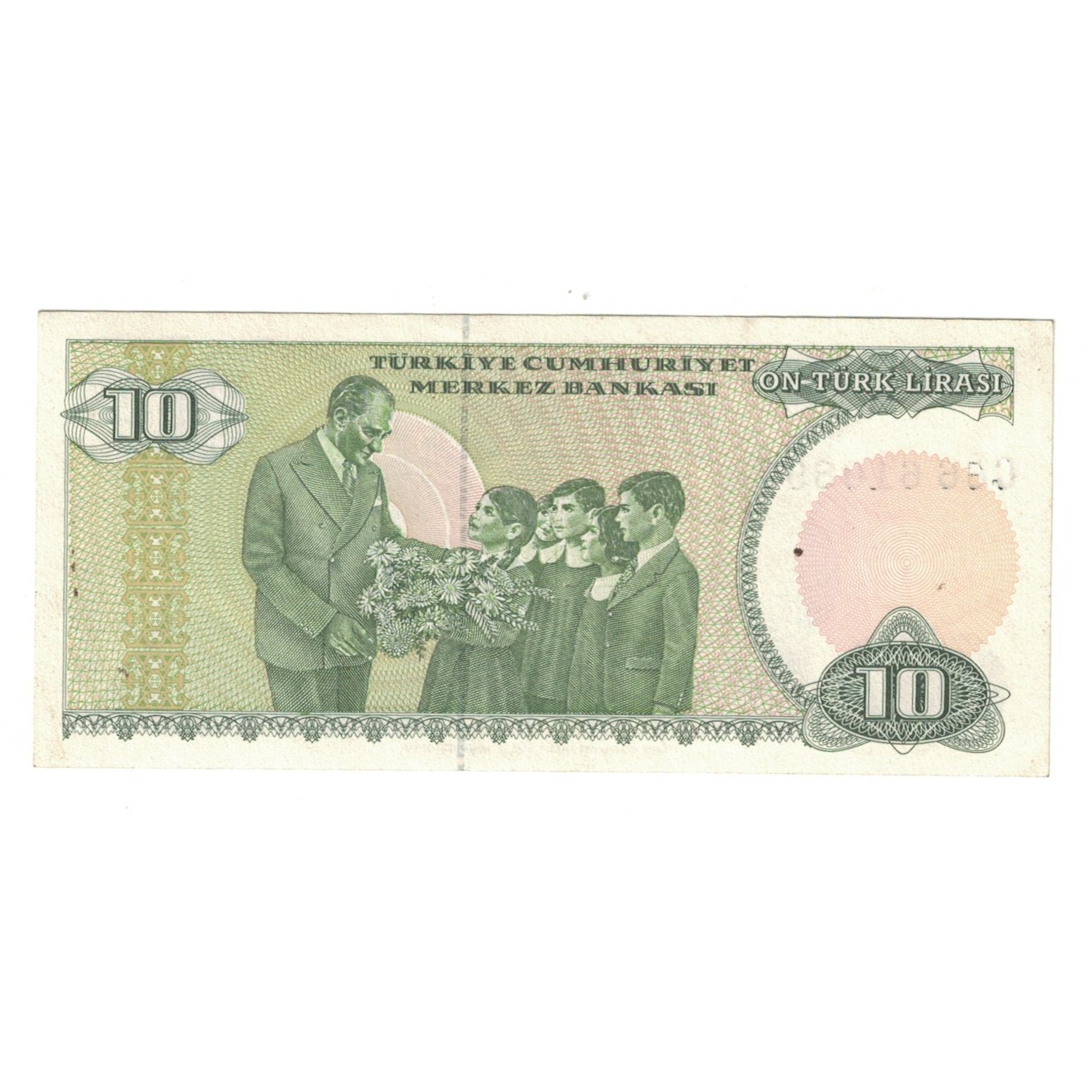 Geldschein, Türkei, 10 Lira, 1970, KM:193a, VZ