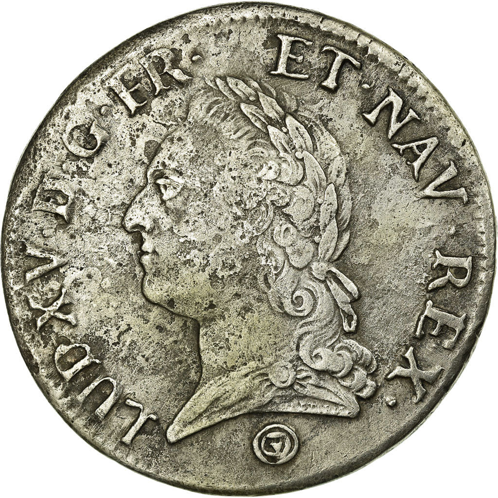 Coin, France, Louis XV, Écu à la vieille tête, Ecu, 1774, Perpignan