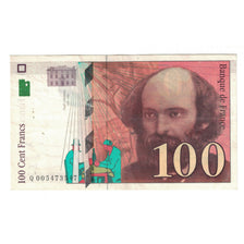 França, 100 Francs, Cézanne, 1997, Q005473547, EF(40-45), Fayette:74.01
