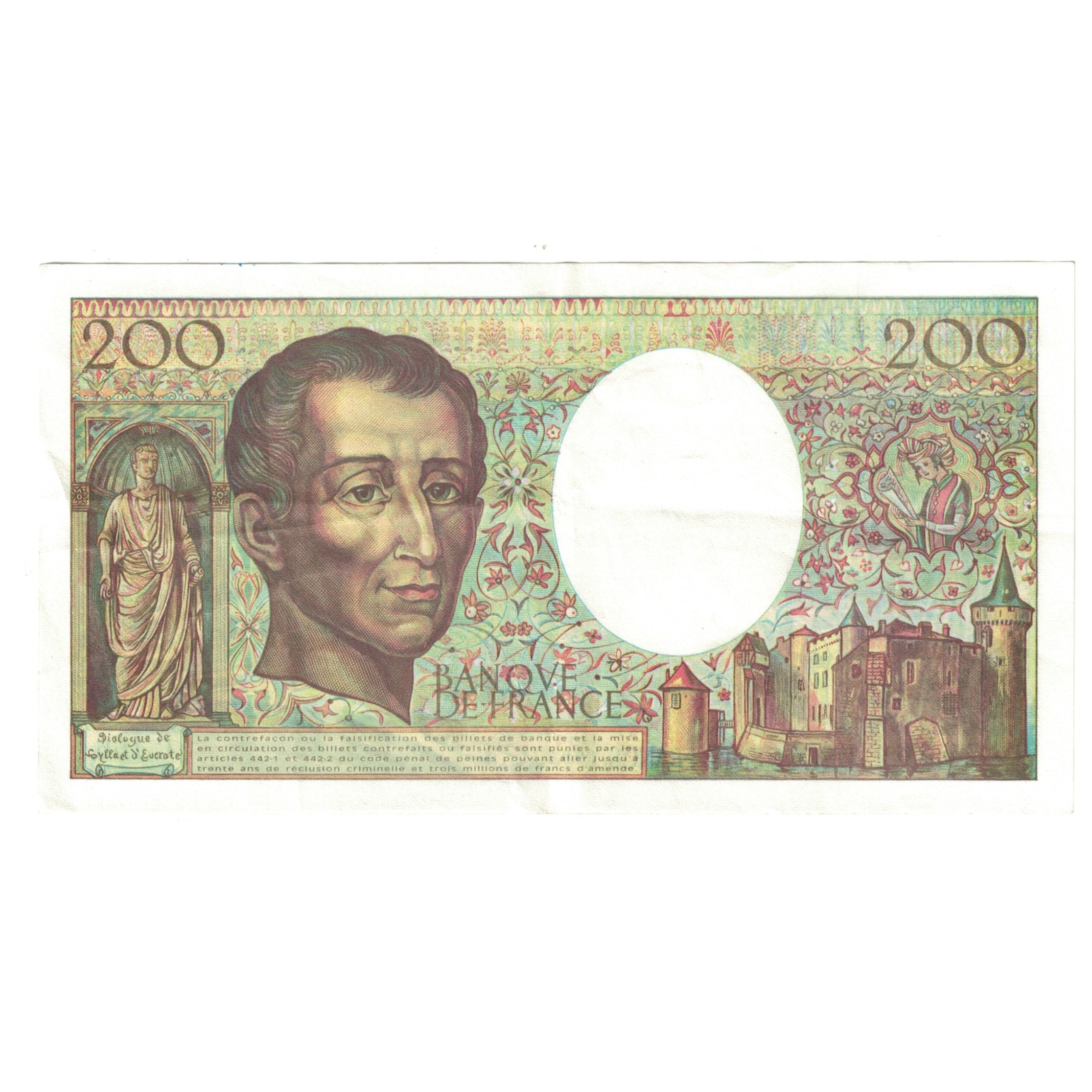 Frankreich, 200 Francs, Montesquieu, 1994, C.166176564, SS, Fayette:70/2.01