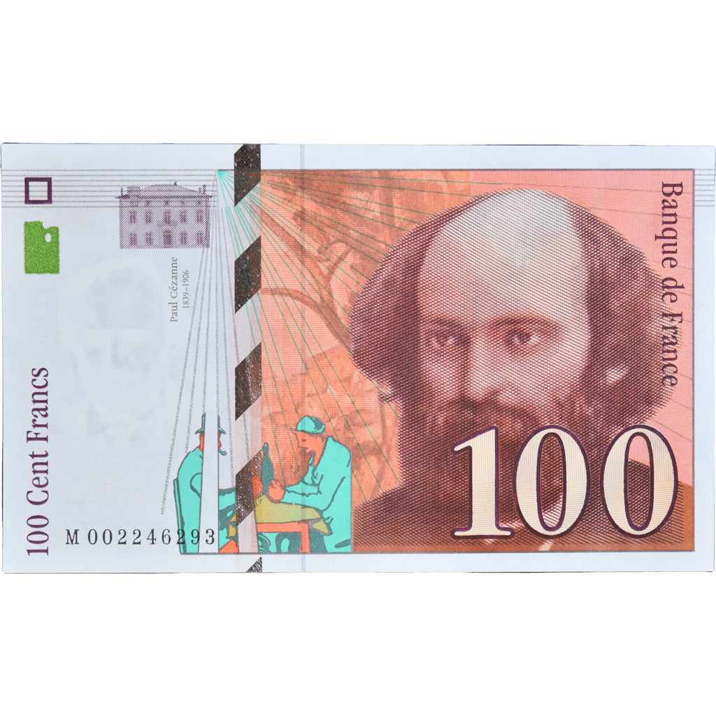 Francia, 100 Francs, Cézanne, 1997, M 002246293, UNC, Fayette:74.01, KM:158a