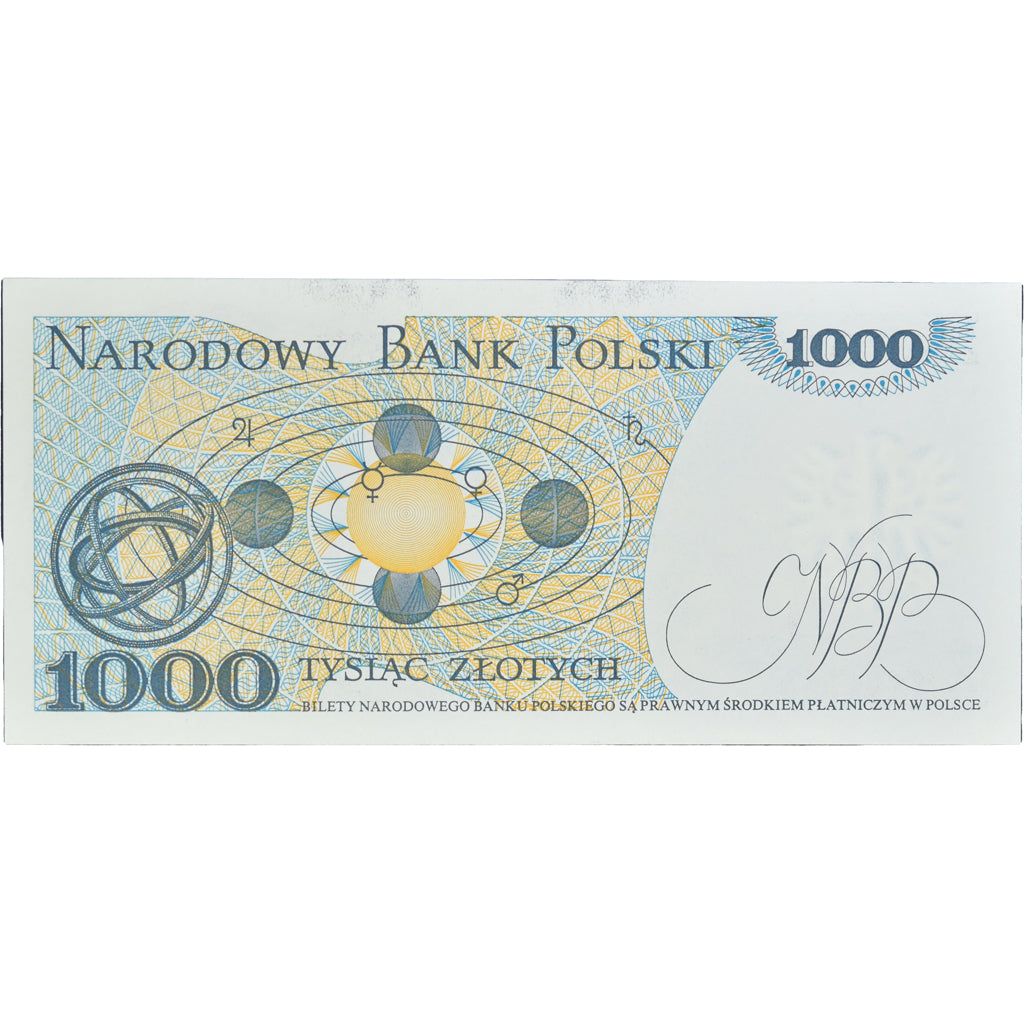 Banknote, Poland, 1000 Zlotych, 1982, 1982-06-01, KM:146c, AU(55-58)