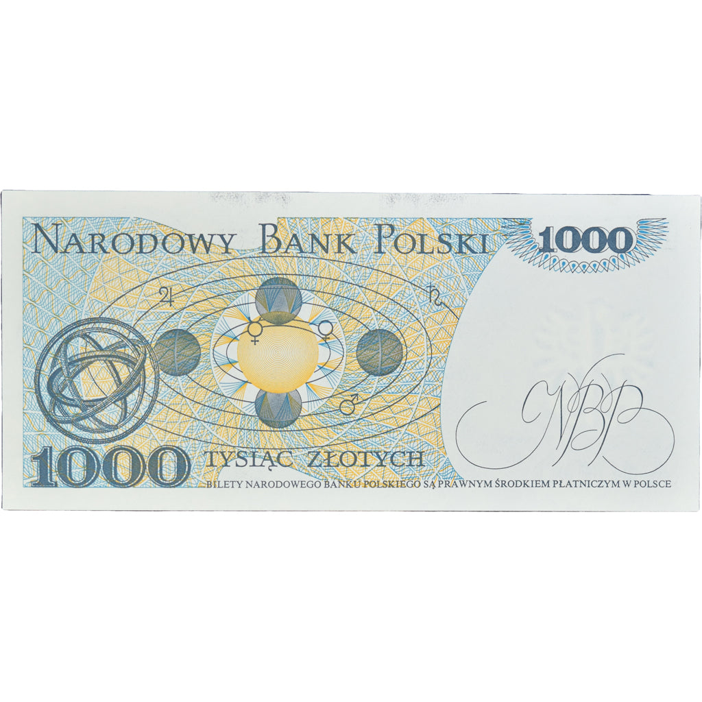 Banknote, Poland, 1000 Zlotych, 1982, 1982-06-01, KM:146c, UNC(63)