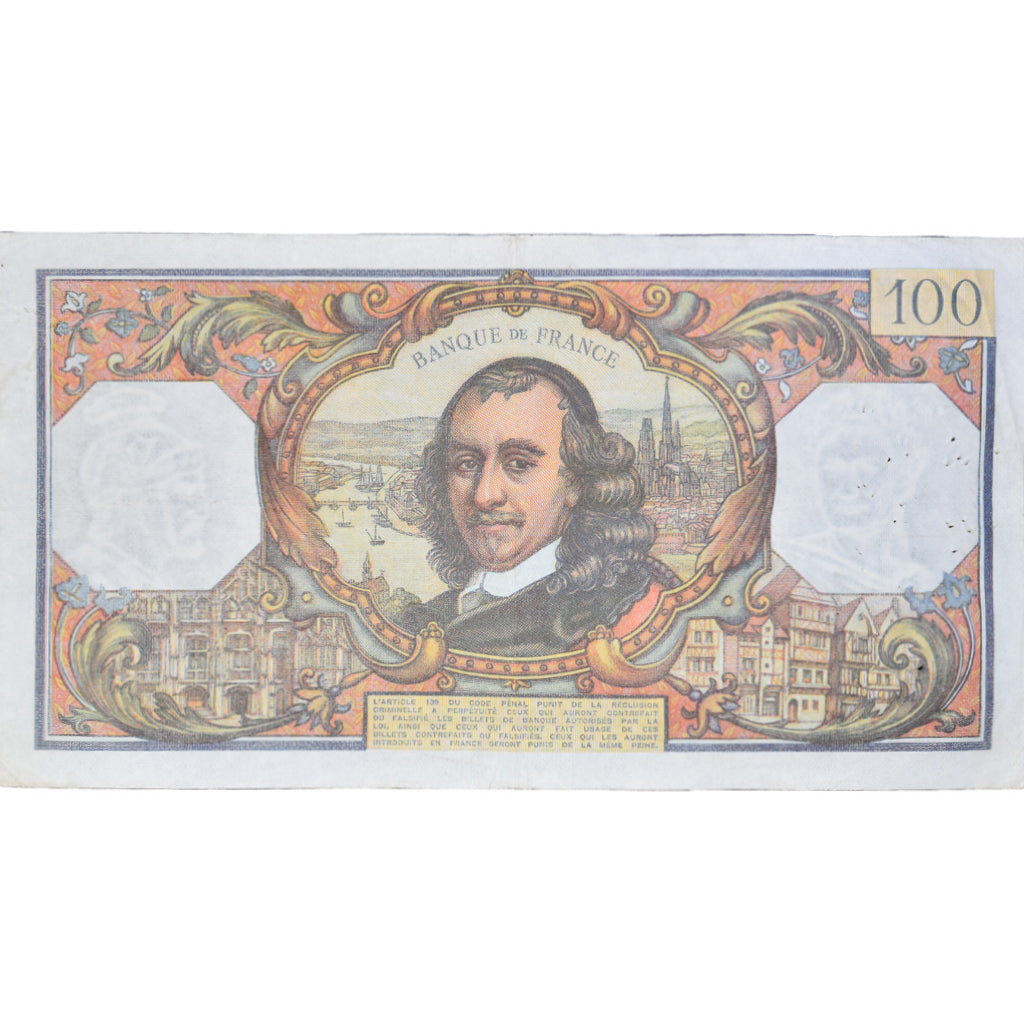 France, 100 Francs, Corneille, 1975, T.88985806, TTB, Fayette:65.50, KM:149e