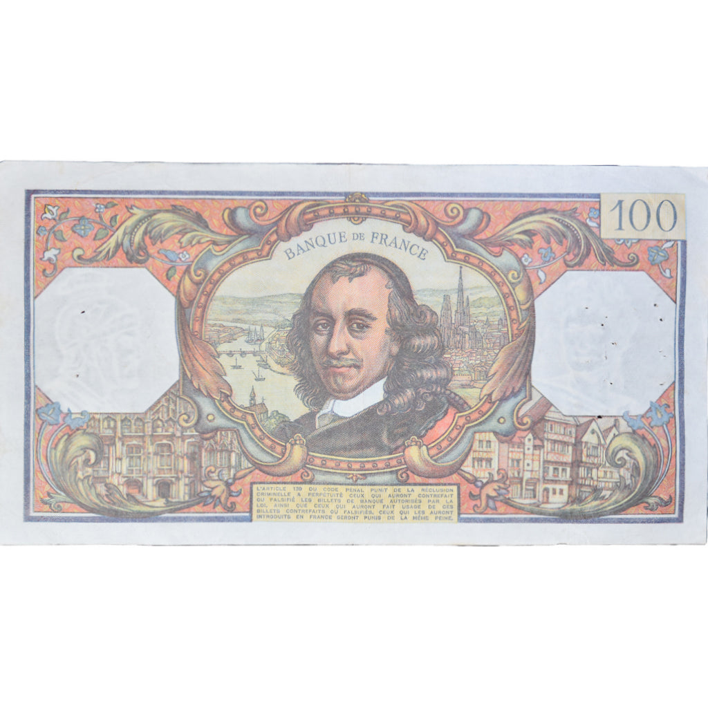 France, 100 Francs, Corneille, 1977, P.109495376, TTB, Fayette:65.58, KM:149f