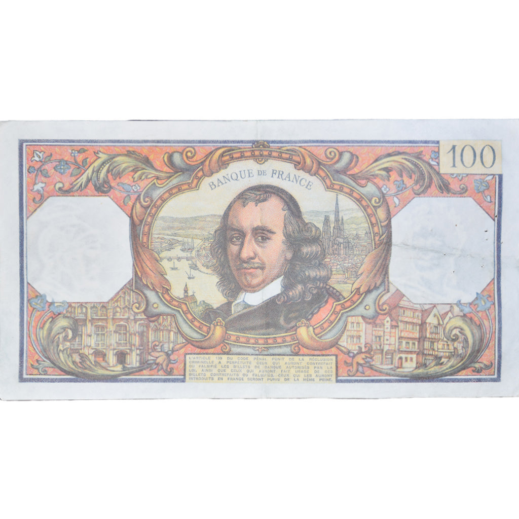 France, 100 Francs, Corneille, 1976, M.101037189, TTB, Fayette:65.55, KM:149f