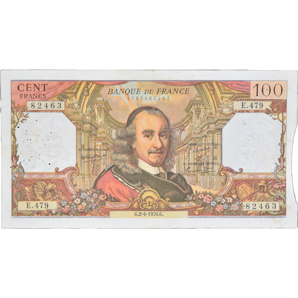 France, 100 Francs, Corneille, 1964, E.47982463, TTB, Fayette:65.31, KM:149c