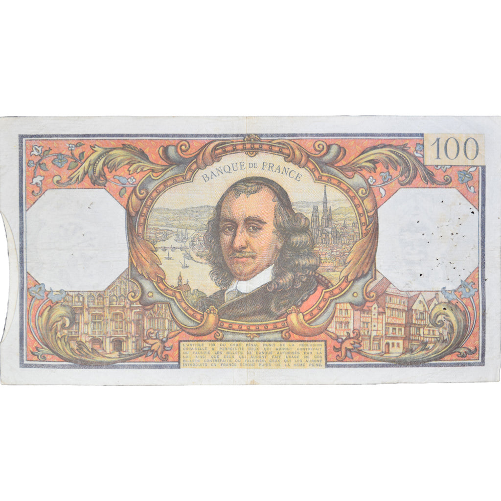 France, 100 Francs, Corneille, 1964, E.47982463, TTB, Fayette:65.31, KM:149c