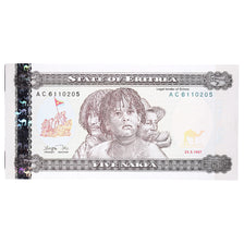 Billet, Érythrée, 5 Nakfa, 1997, 1997-05-24, KM:2, NEUF