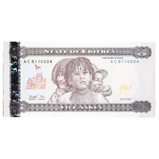 Geldschein, Eritrea, 5 Nakfa, 1997, 1997-05-24, KM:2, UNZ