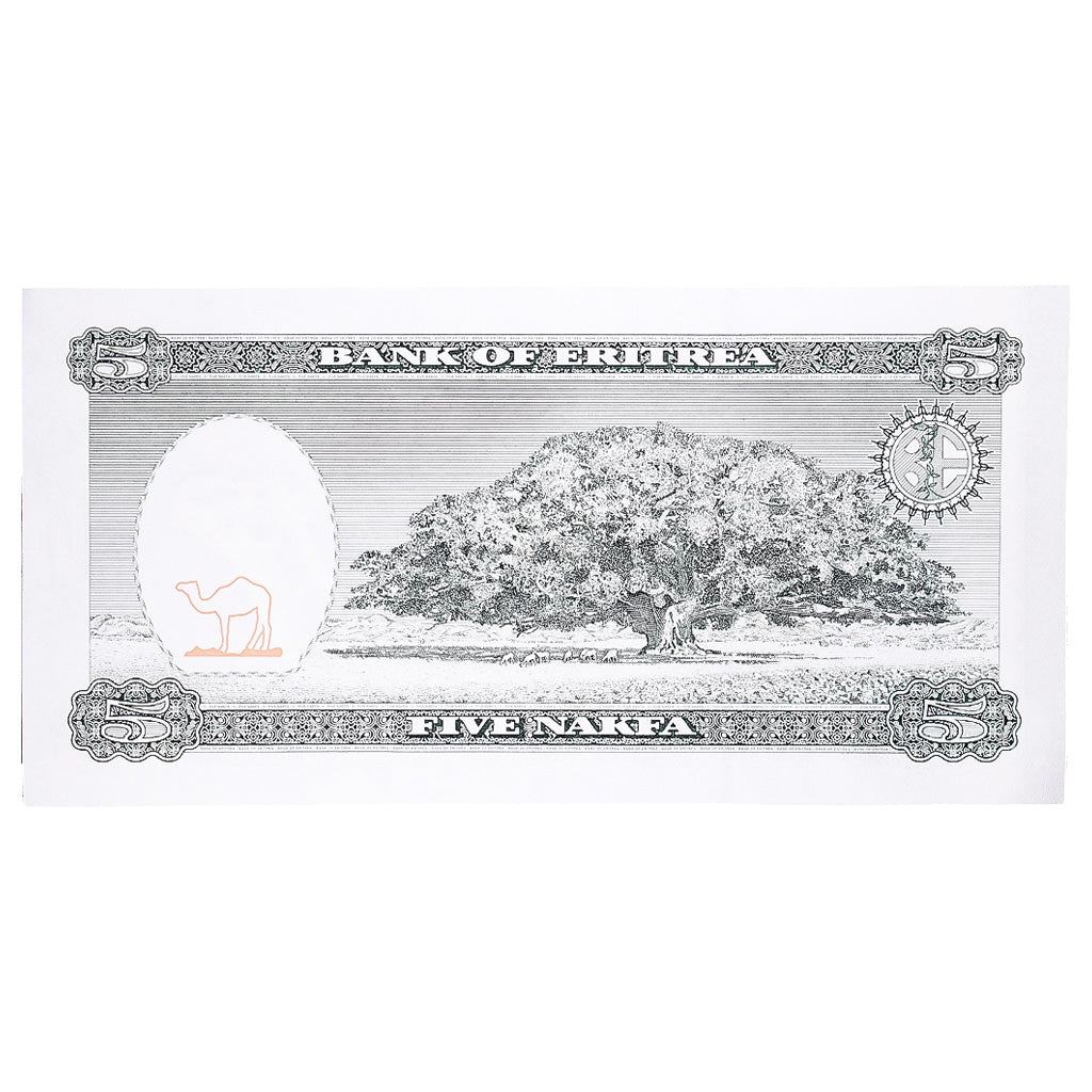 Geldschein, Eritrea, 5 Nakfa, 1997, 1997-05-24, KM:2, UNZ