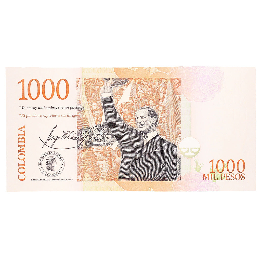 Geldschein, Kolumbien, 1000 Pesos, 2016, 2016-08-02, UNZ