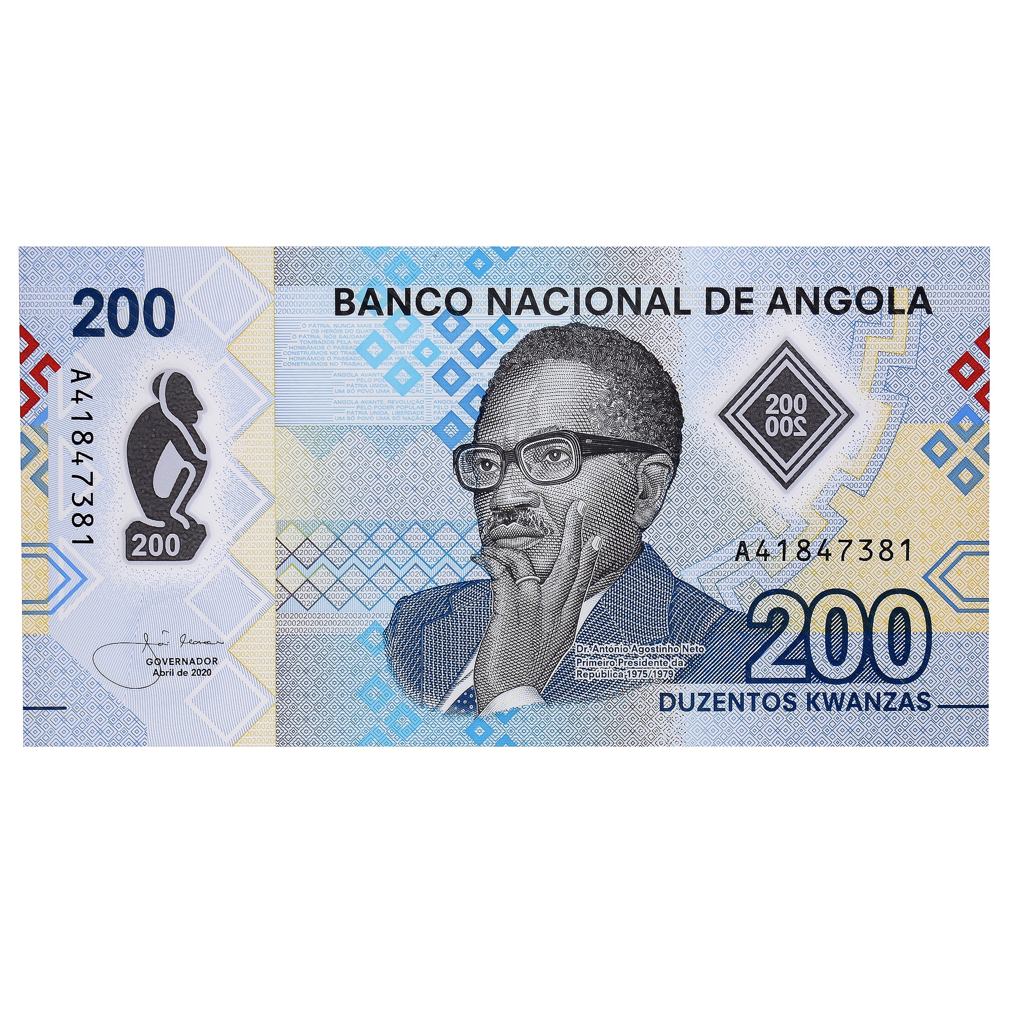Nota, Angola, 200 Kwanzas, 2020, UNC(65-70)