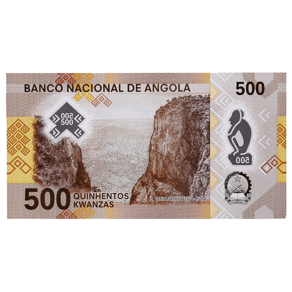 Billete, 500 Kwanzas, 2020, Angola, UNC