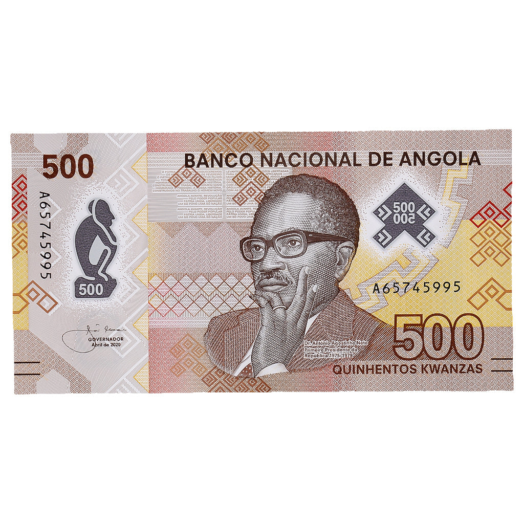 Biljet, Angola, 500 Kwanzas, 2020, NIEUW