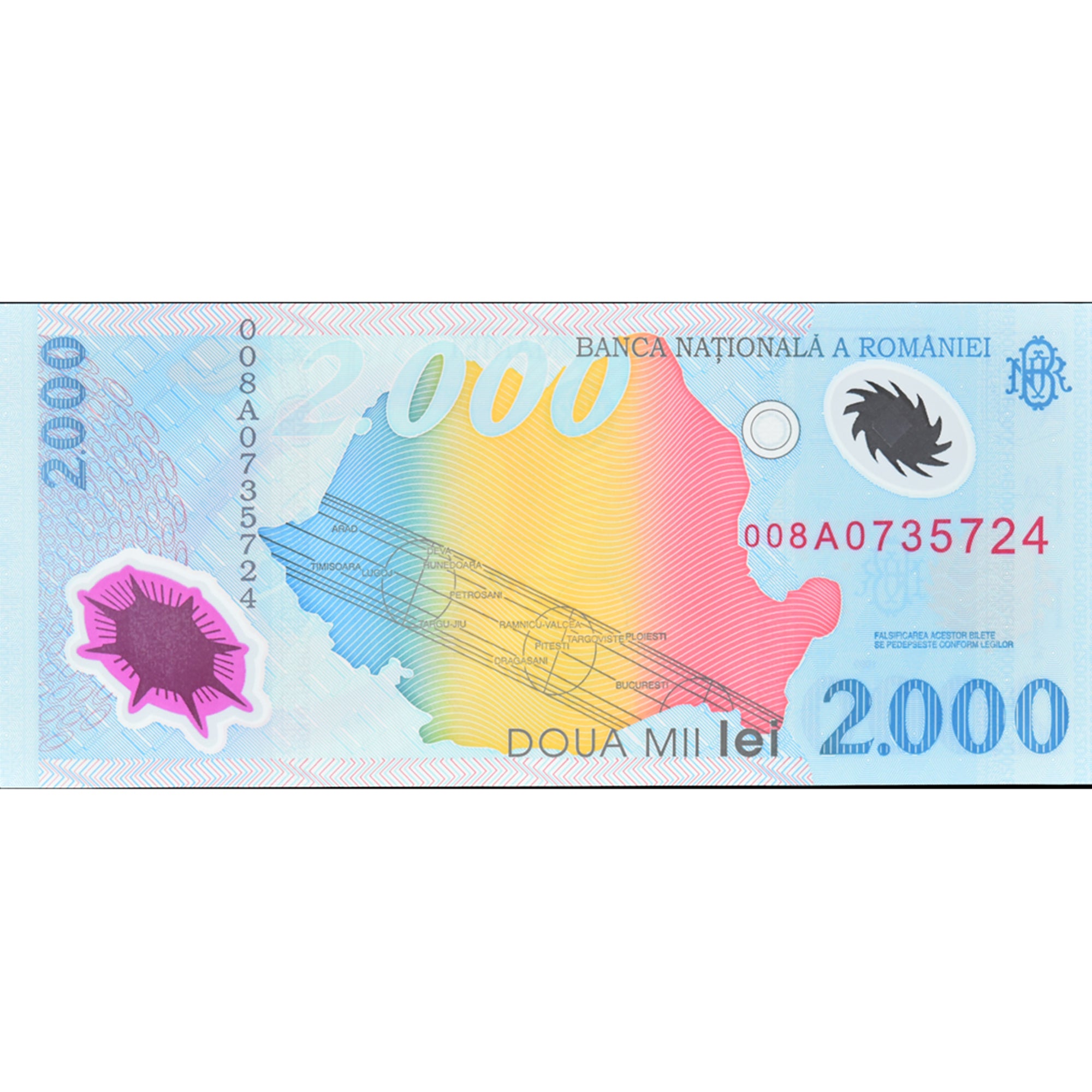 Billete, 2000 Lei, 1999, Rumanía, KM:111a, UNC