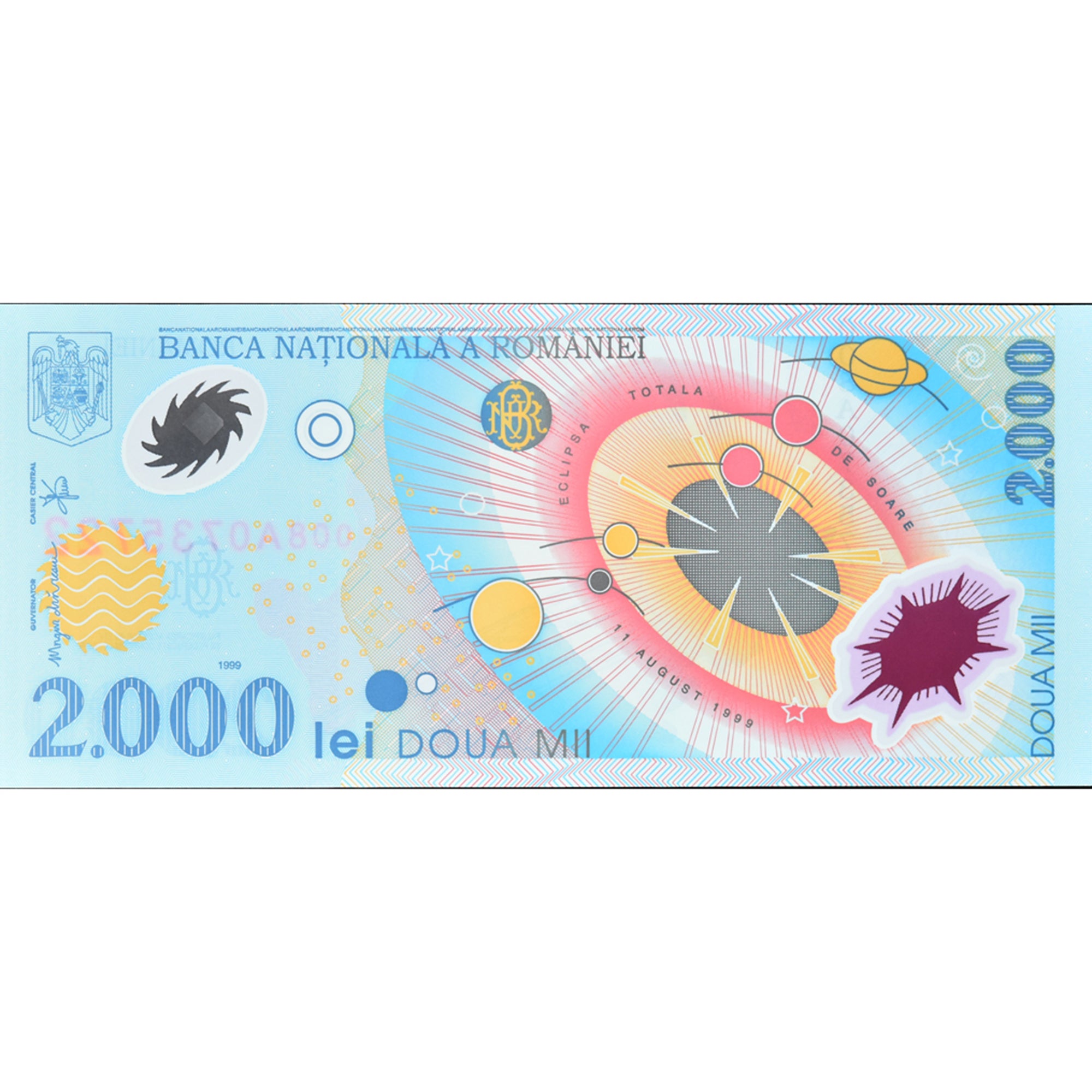Geldschein, Rumänien, 2000 Lei, 1999, KM:111a, UNZ
