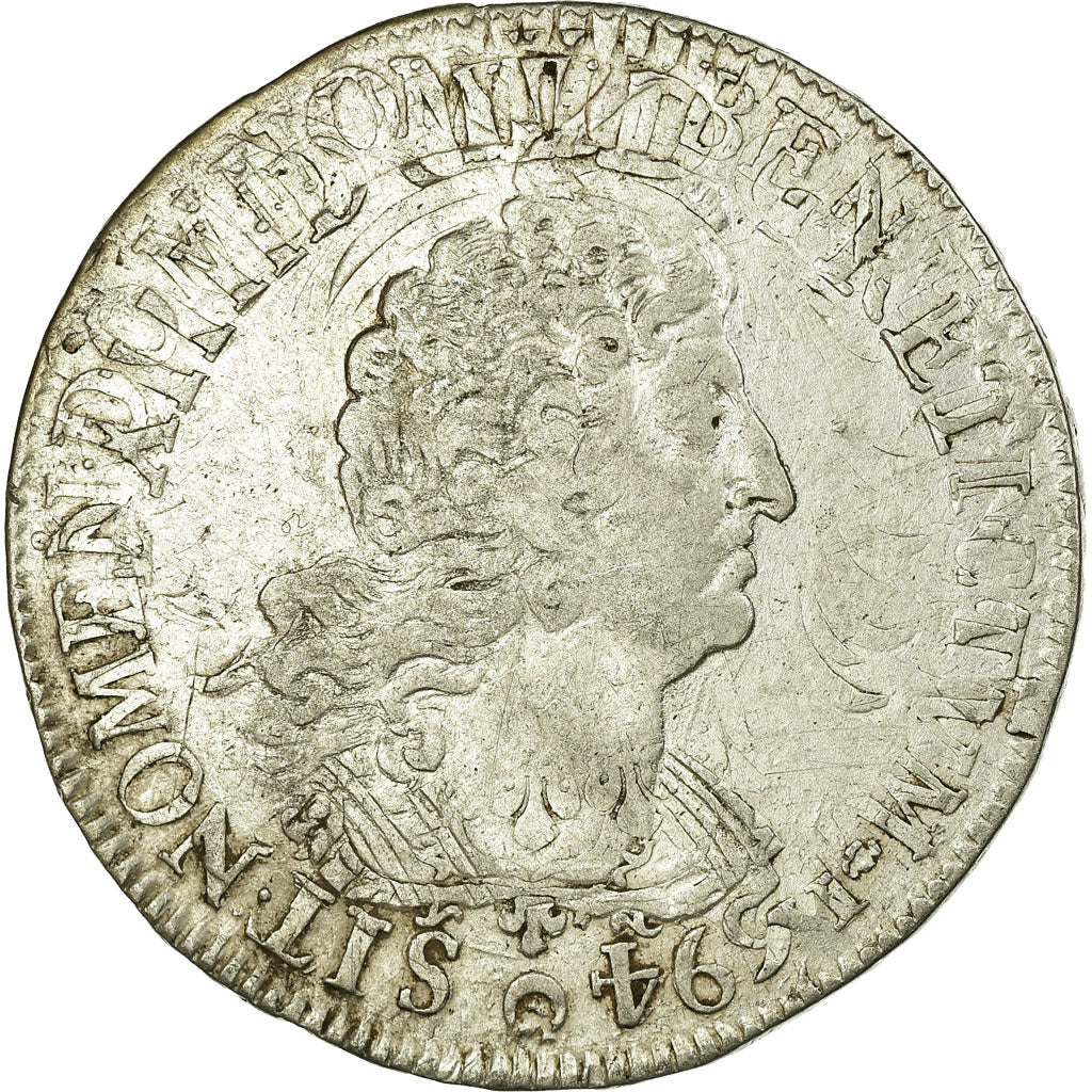 France, 1/2 Ecu, Paris, Silver, EF(40-45), Gadoury:189