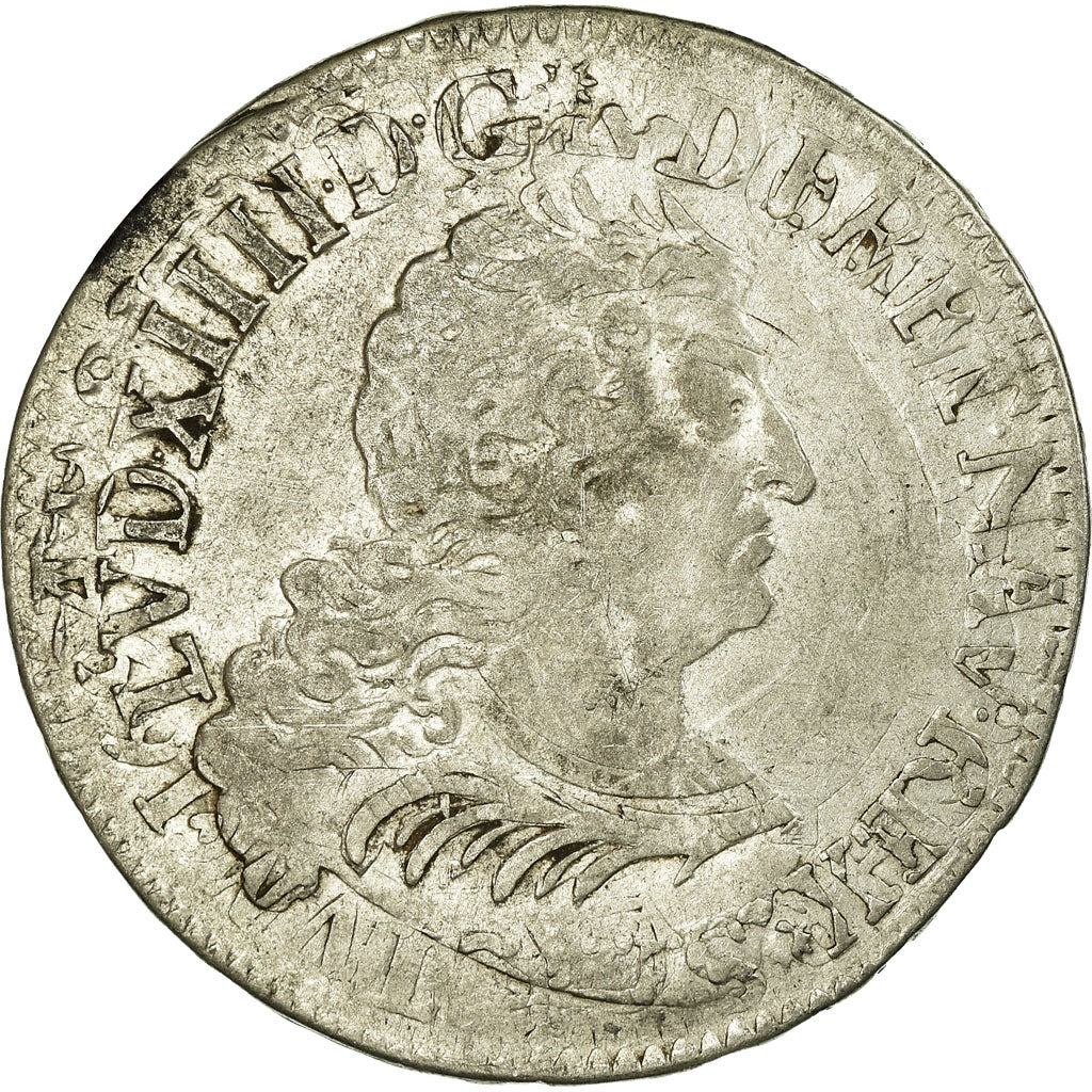 France, 1/2 Ecu, Paris, Silver, EF(40-45), Gadoury:189