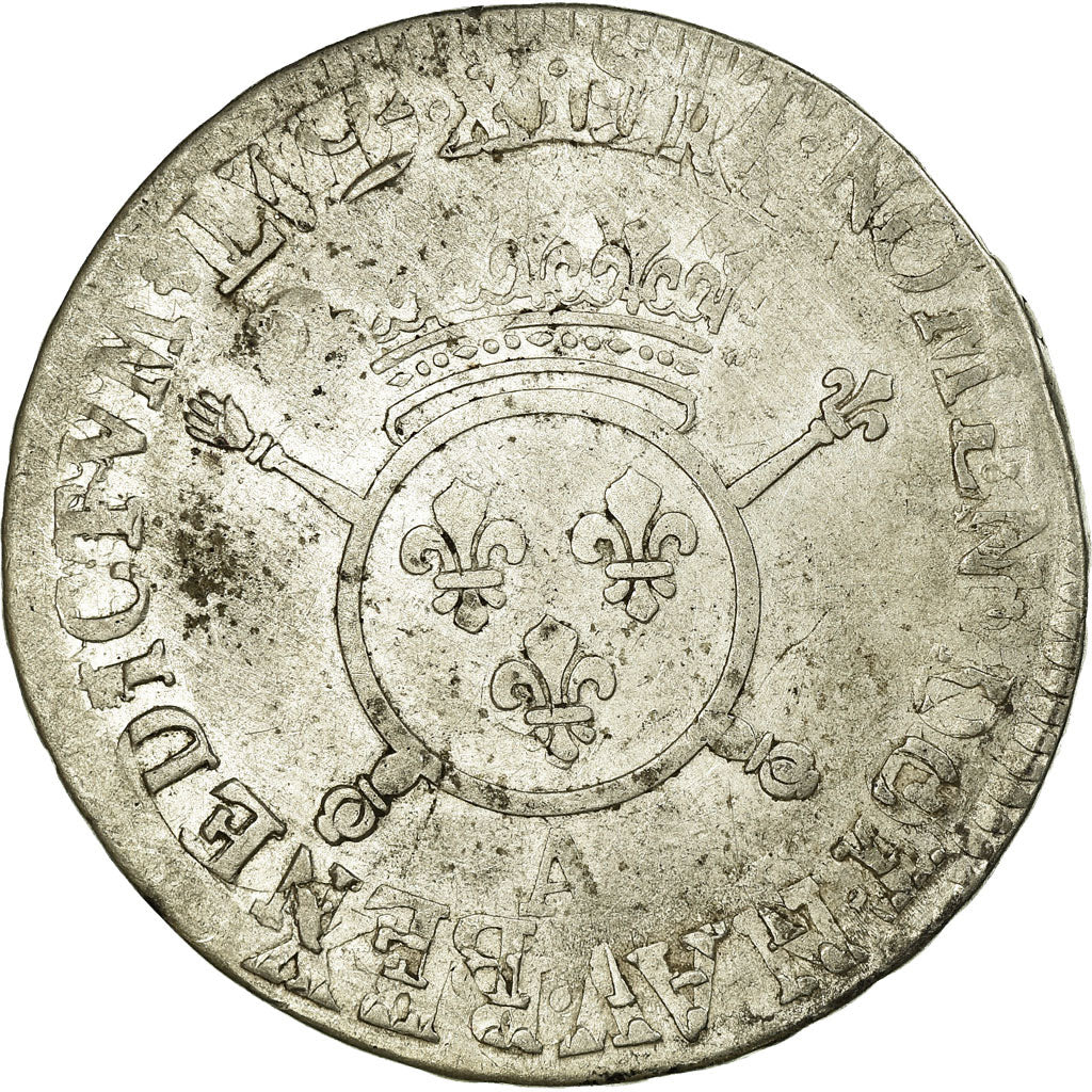 France, 1/2 Ecu, Paris, Silver, EF(40-45), Gadoury:189
