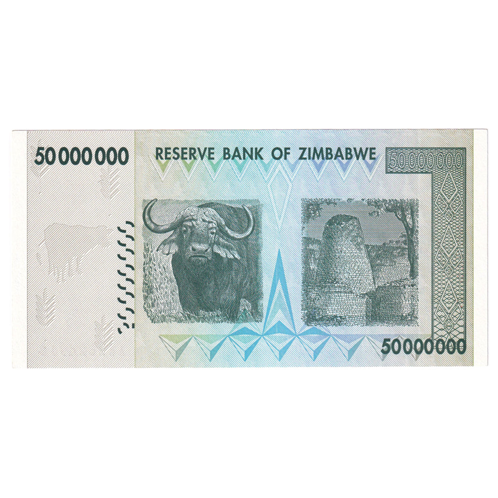 Banknote, Zimbabwe, 50 Million Dollars, 2008, KM:79, UNC(65-70)