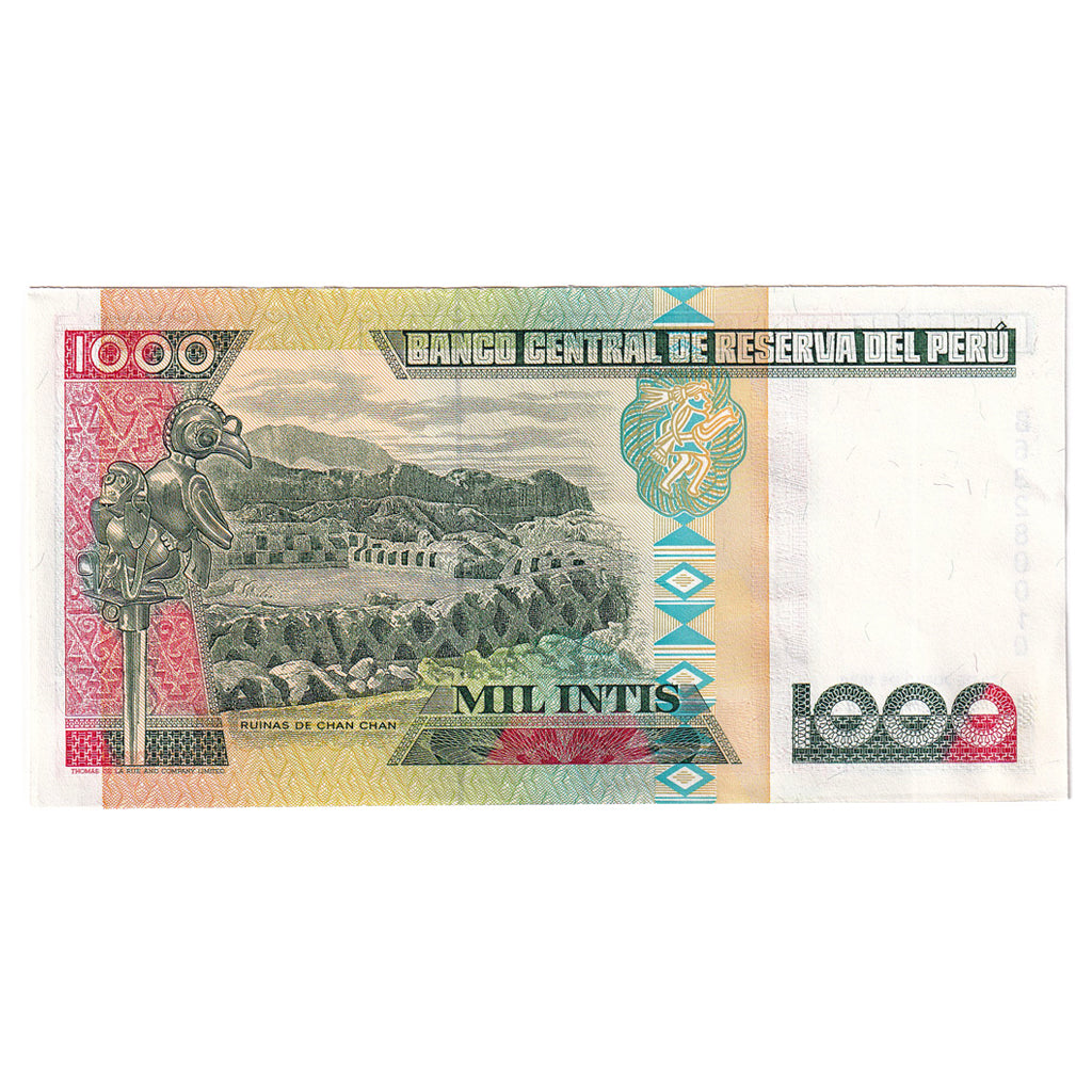 Perù, 1000 Intis, 1988, 1988-06-28, KM:136b, FDS