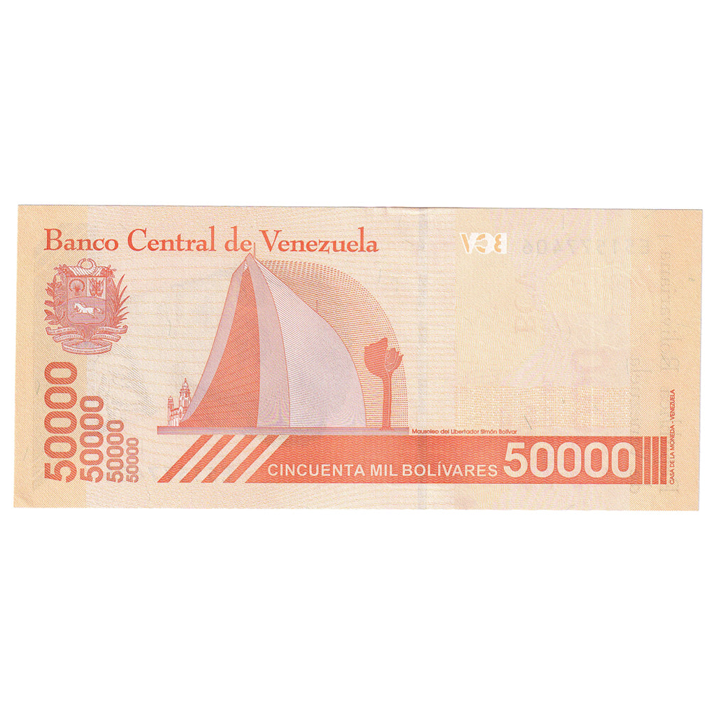 Billete, 50,000 Bolívares, 2019, Venezuela, 2019-01-22, UNC