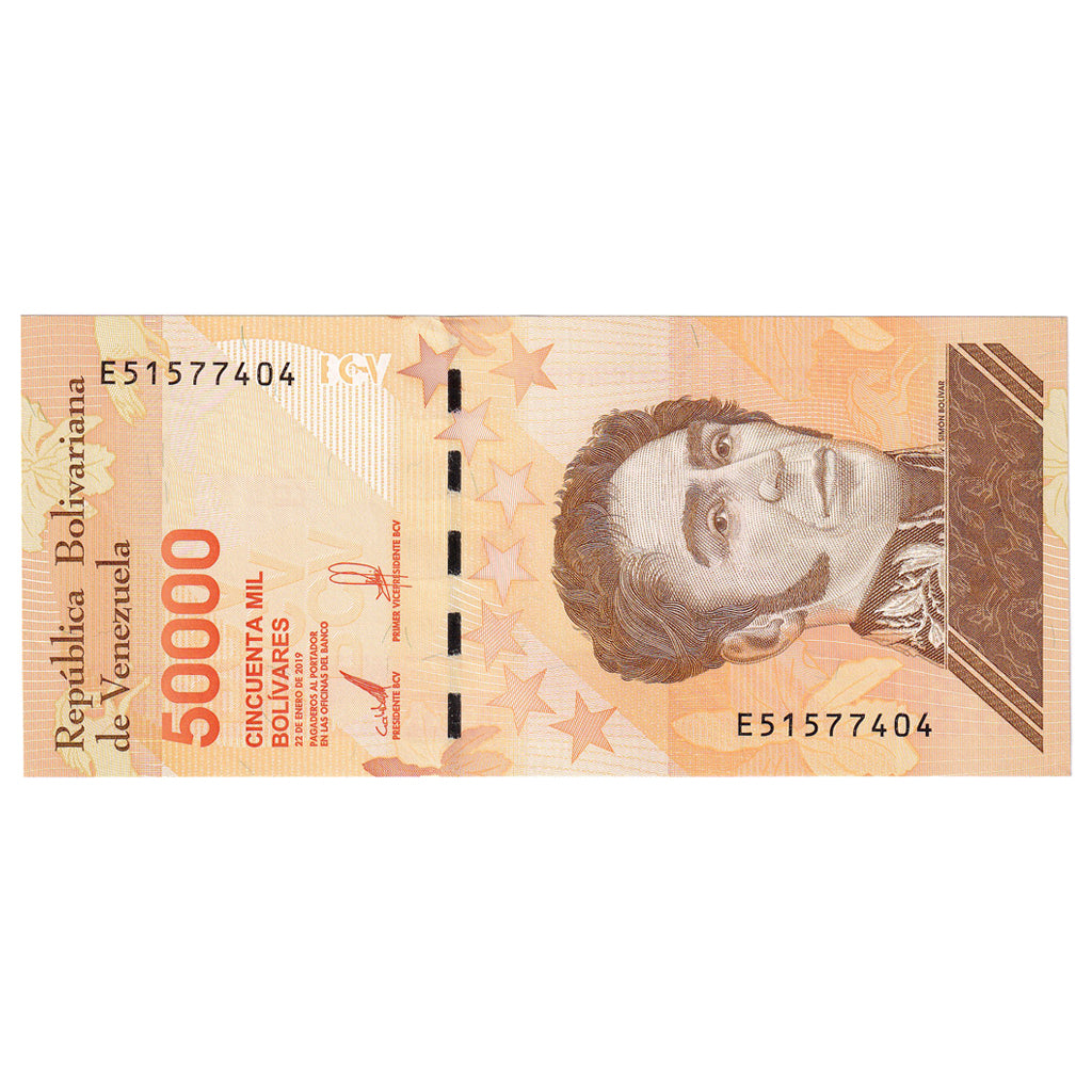 Billet, Venezuela, 50,000 Bolívares, 2019, 2019-01-22, NEUF