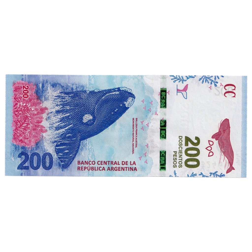 Biljet, Argentinië, 200 Pesos, NIEUW