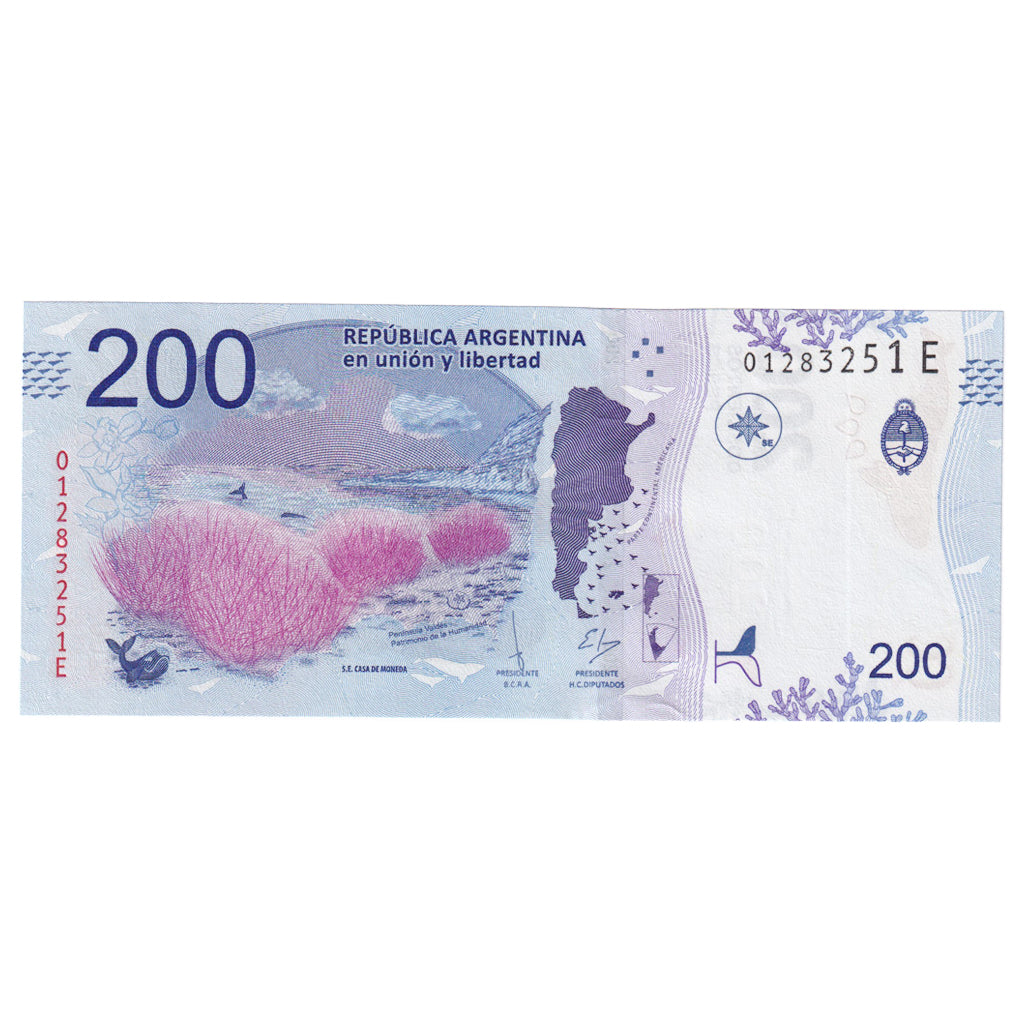 Banknote, Argentina, 200 Pesos, UNC(65-70)