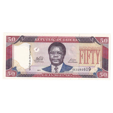 Banknot, Liberia, 50 Dollars, 2011, KM:29d, UNC(65-70)