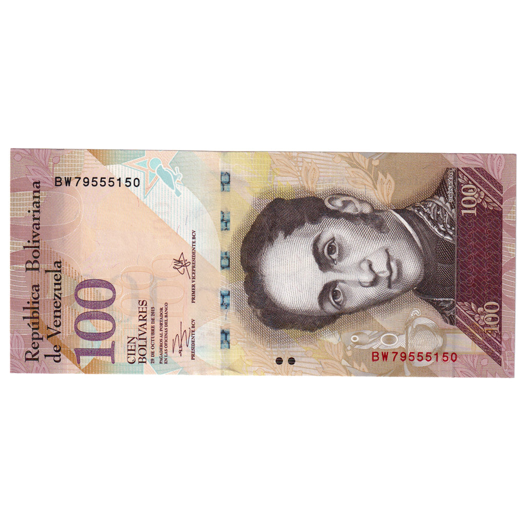 Banknote, Venezuela, 100 Bolivares, 2013, 2013-10-29, KM:93a, UNC(65-70)