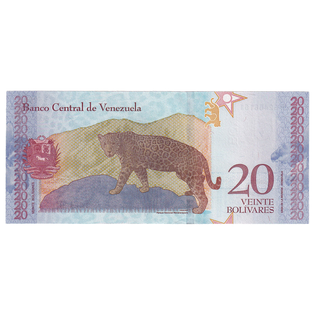 Banknote, Venezuela, 20 Bolivares, 2018, 2018-01-15, UNC(65-70)