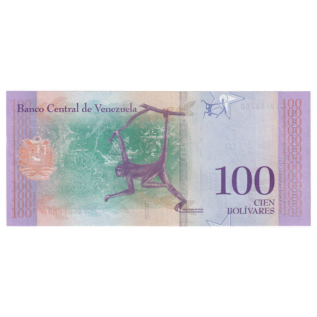 Banconote, Venezuela, 100 Bolivares, 2018, 2018-05-18, FDS
