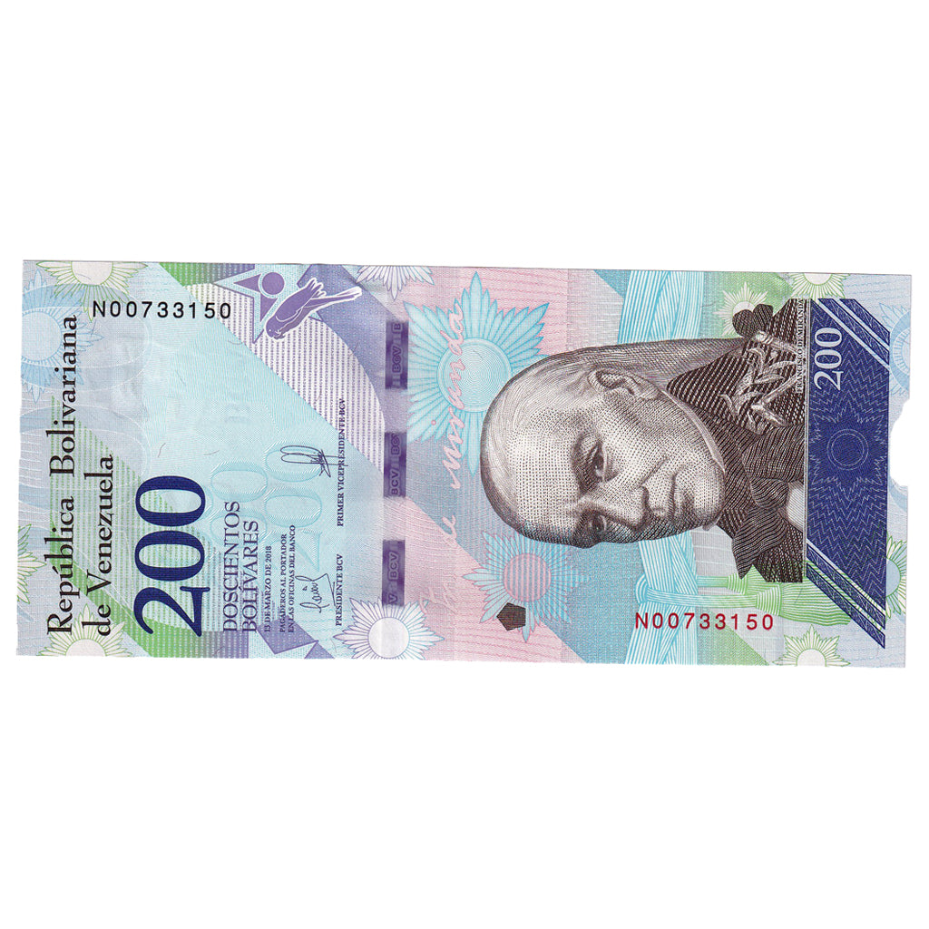 Banknote, Venezuela, 2018, 2018-03-15, 200 BOLIVARES, UNC(65-70)