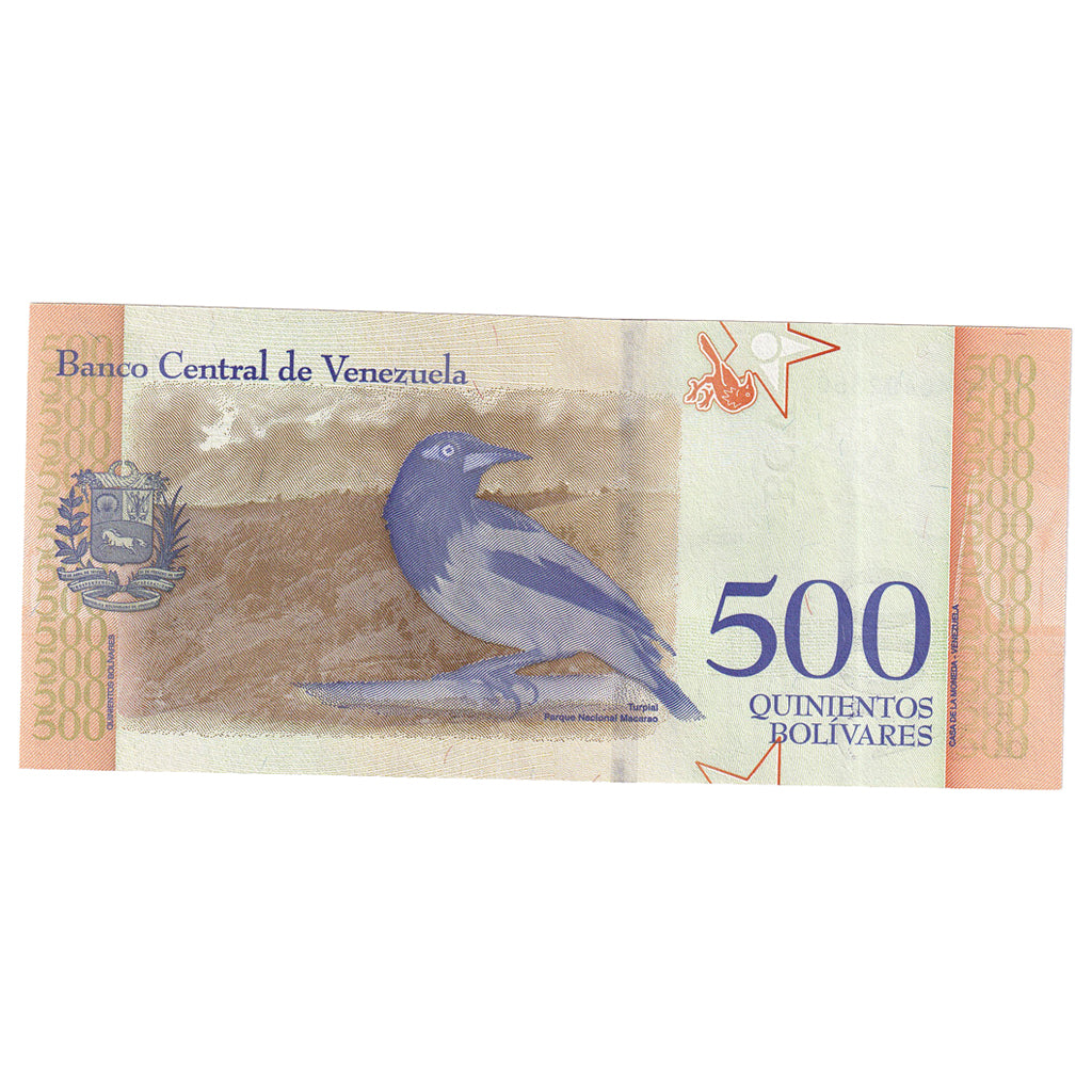Billete, 500 Bolivares, 2018, Venezuela, 2018-01-15, UNC