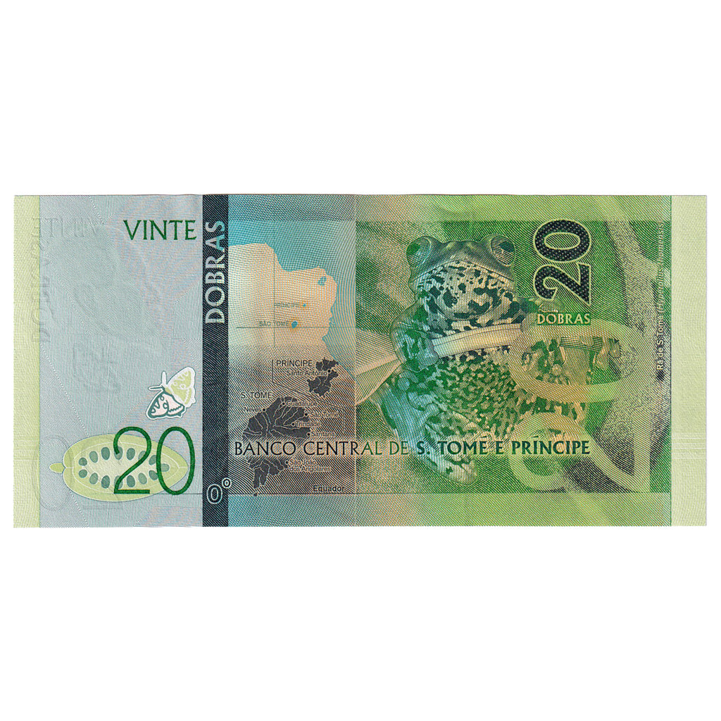 Billet, Sao Tomé-et-Principe, 20 Dobras, 2016, 2016-10-21, NEUF