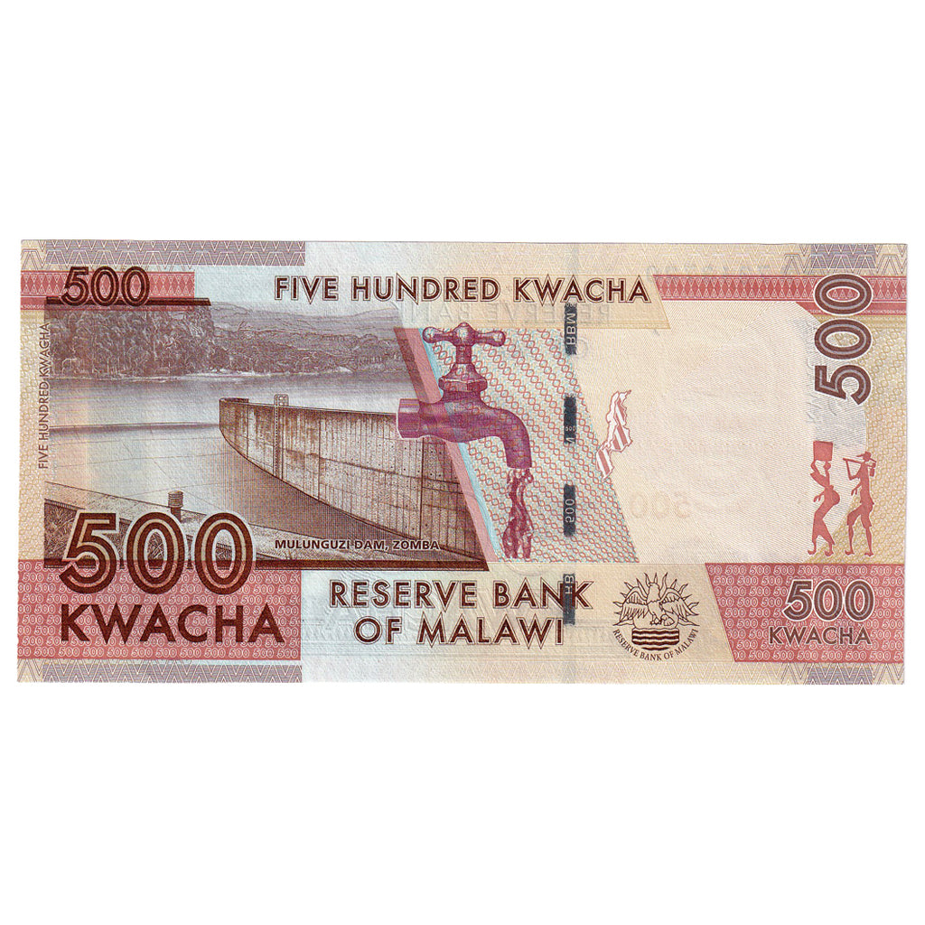 Banknote, Malawi, 500 Kwacha, 2014, 2014-01-01, KM:New, UNC(65-70)