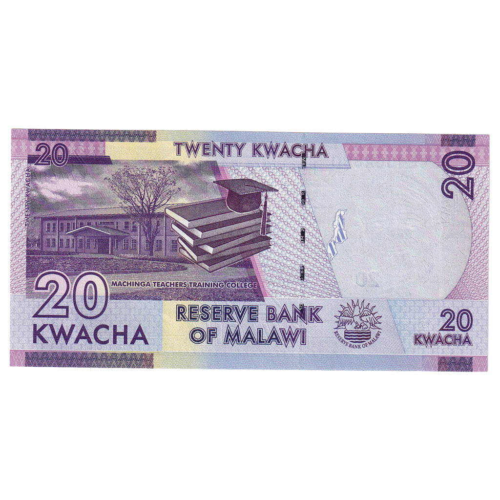 Banknote, Malawi, 20 Kwacha, 2020, 2020-01-01, KM:57, UNC(65-70)