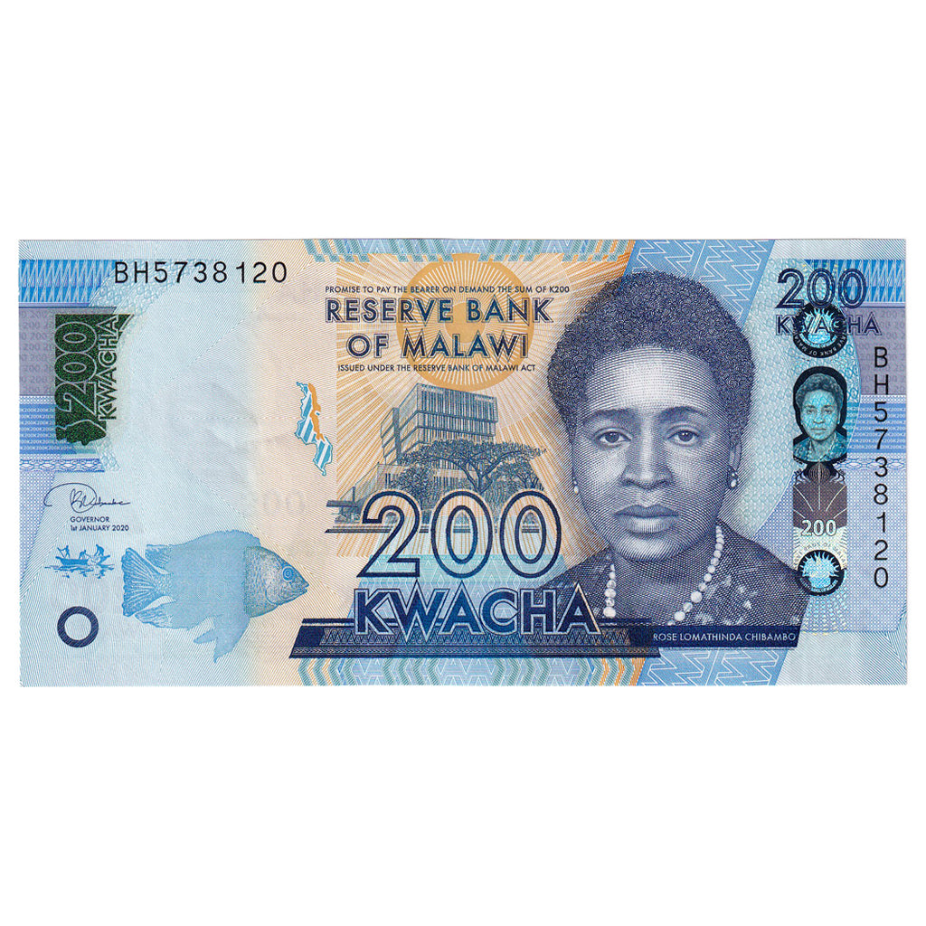 Banknote, Malawi, 200 Kwacha, 2020, 2020-01-01, UNC(65-70)