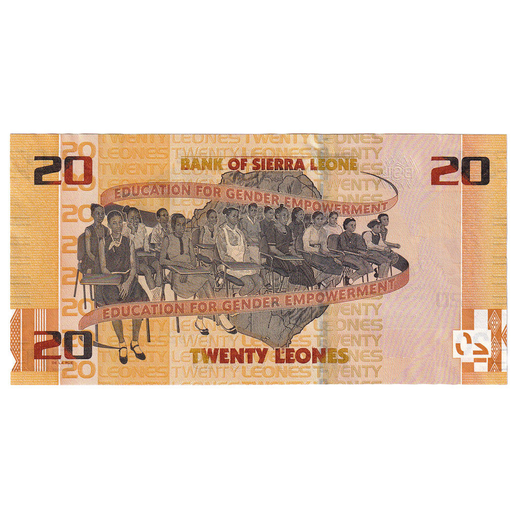 Banknote, Sierra Leone, 20 Leones, 2022, 2022-04-27, UNC(65-70)