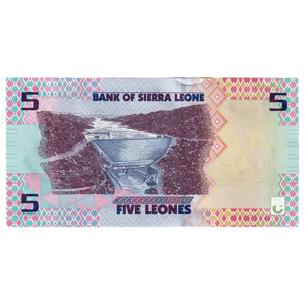 Banknot, Sierra Leone, 5 Leones, 2022, 2022-04-27, UNC(65-70)