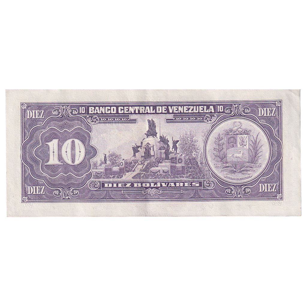 Banknote, Venezuela, 10 Bolívares, 1990, 1990-05-31, KM:61d, EF(40-45)