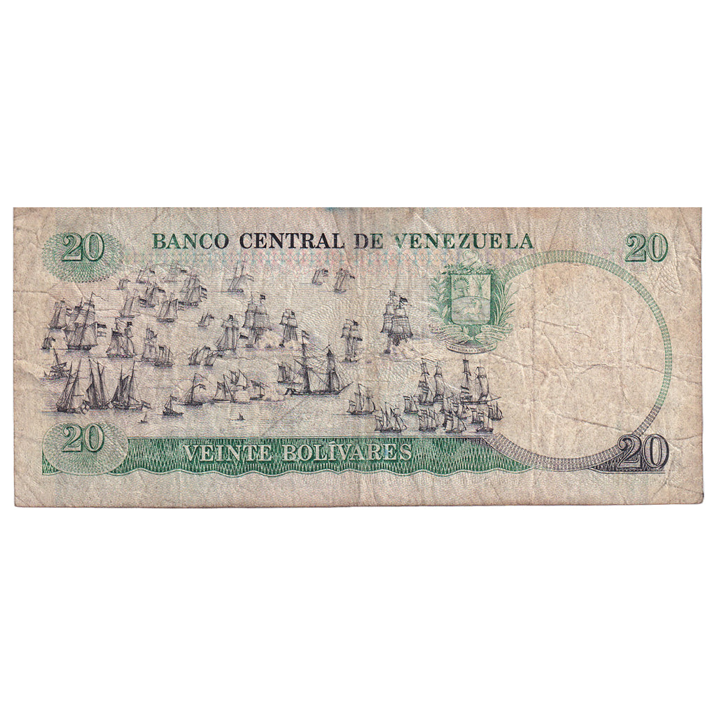 Banknote, Venezuela, 20 Bolivares, 1987, 1987-10-20, KM:71, F(12-15)