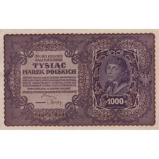 Banknote, Poland, 1000 Marek, 1919, 1919-08-23, KM:29, AU(55-58)