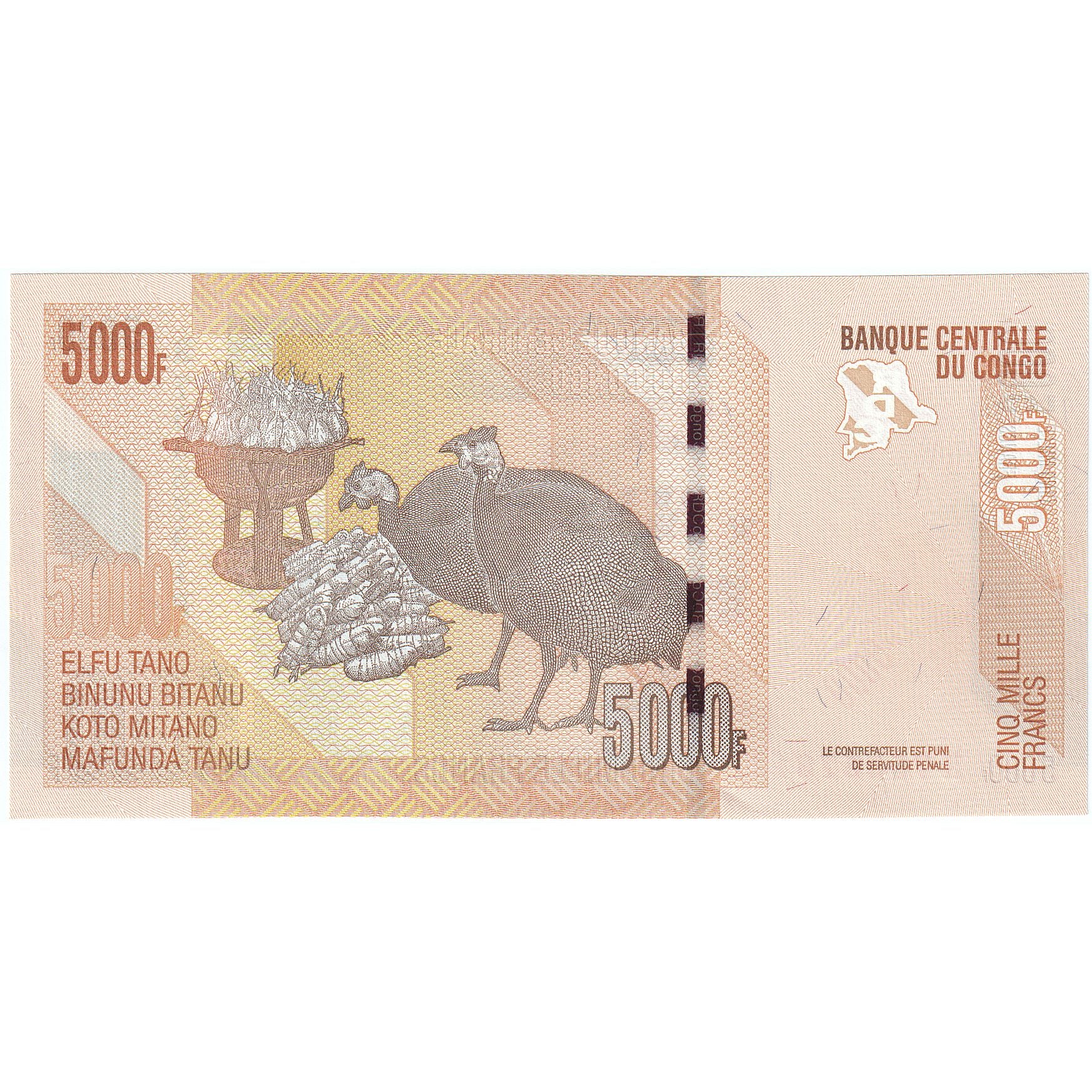 Congo Democratic Republic, 5000 Francs, 2020-06-30, UNC(65-70)
