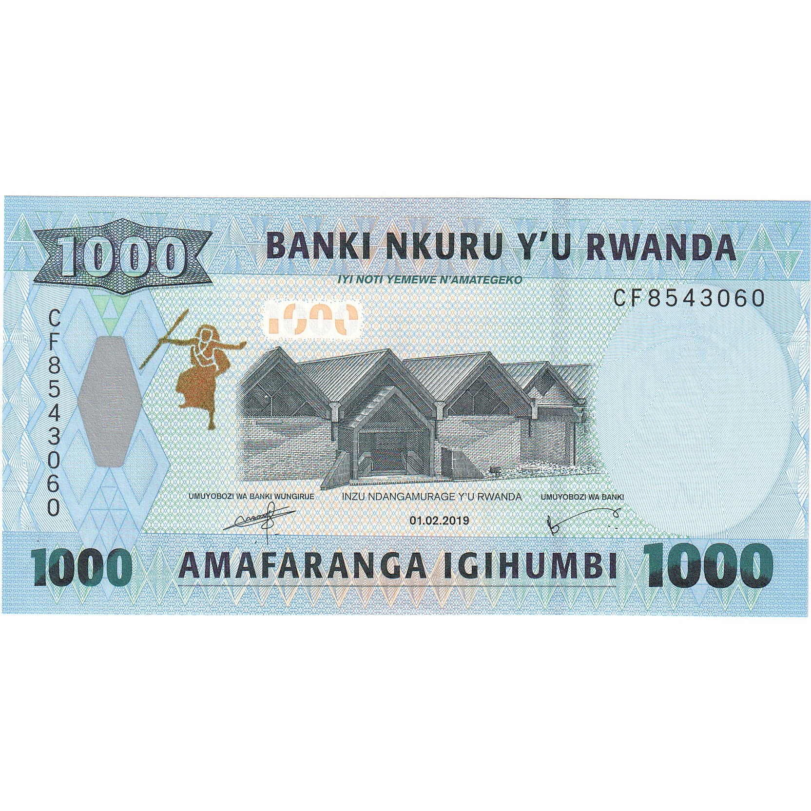 Rwanda, 1000 Francs, 2019, 2019-02-01, UNC(65-70)