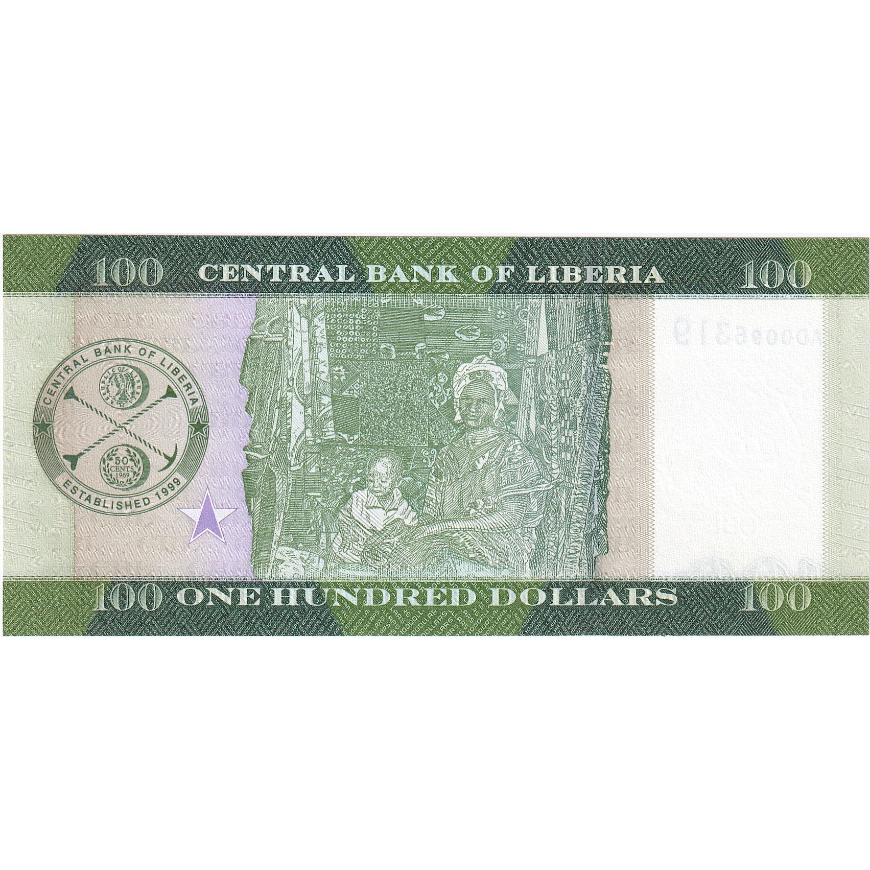 Liberia, 100 Dollars, 2017, UNC(65-70)
