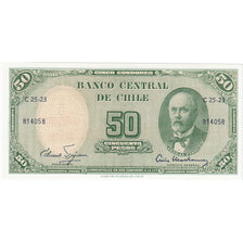 Chile, 5 Centesimos on 50 Pesos, UNZ